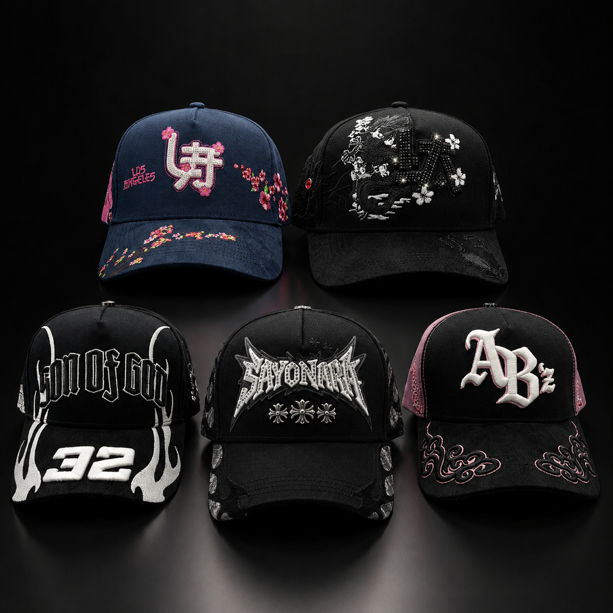 Paquete emprendedor de gorras The Cap House para venta por mayoreo